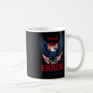 Einde van een fout 20 januari koffiemok