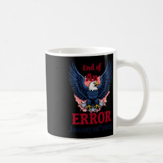 Einde van een fout 20 januari koffiemok