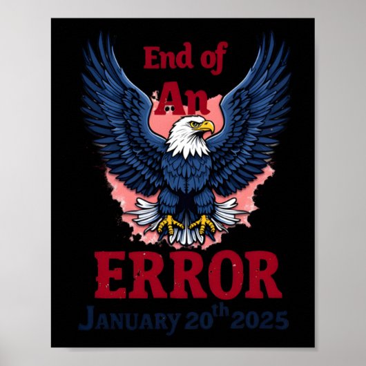Einde van een fout 20 januari poster (Voorkant)