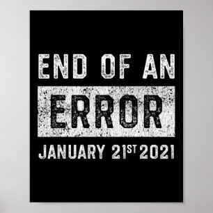 Einde van een fout 21 januari 2021 8645 Impeach An Poster