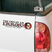 Einde van een fout bumpersticker (Op Truck)