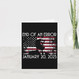 Einde van een fout Funny Trump Inauguratie 2025 Am Kaart