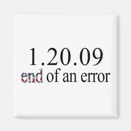 Einde van een fout - Magnet (Voorkant)