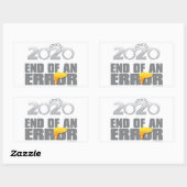 Einde van een fout manchetten Stickers (4) (Vel)