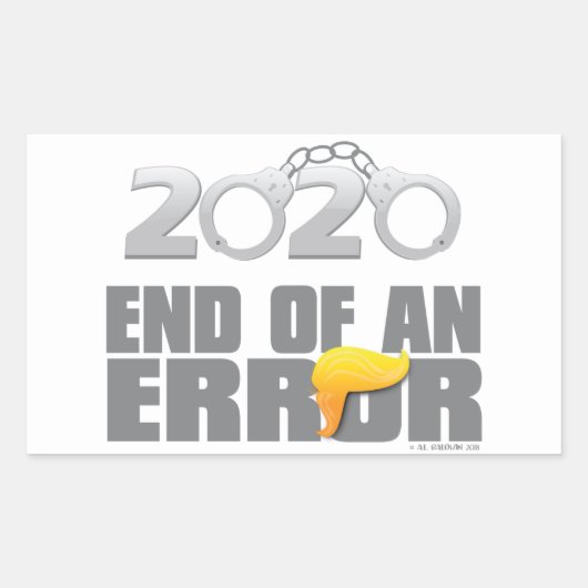 Einde van een fout manchetten Stickers (4) (Voorkant)