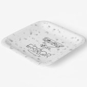 Einde van een Fout Martini Scheiding Feestje Papieren Bordje (Gebogen)