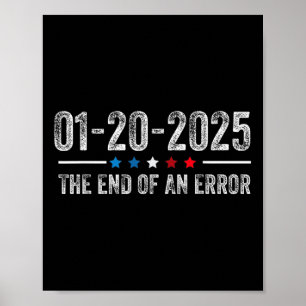 Einde van een fout Shirt 20 januari 2025 Inhuldigi Poster