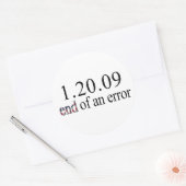 Einde van een fout - Stickers (Envelop)