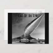 Einde van een tijdperk, Concorde, New York Briefkaart (Voorkant / Achterkant)