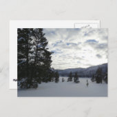 Einde van een zondag in het nationale park van Yel Briefkaart (Voorkant / Achterkant)