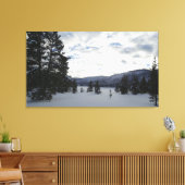 Einde van een zondag in het nationale park van Yel Canvas Afdruk (Insitu (Woonkamer))