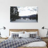 Einde van een zondag in het nationale park van Yel Canvas Afdruk (Insitu (Slaapkamer))