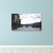 Einde van een zondag in het nationale park van Yel Canvas Afdruk (Insitu (Houten vloer))