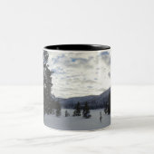 Einde van een zondag in het nationale park van Yel Tweekleurige Koffiemok (Center)