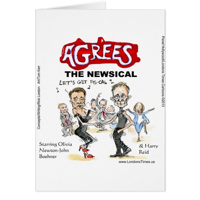 Einde van grappige geschenken voor fiscale cliff K (Voorkant)