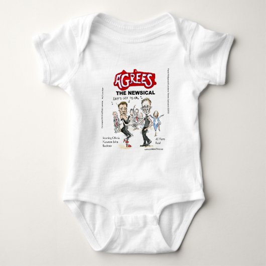 Einde van grappige geschenken voor fiscale cliff K Romper (Voorkant)