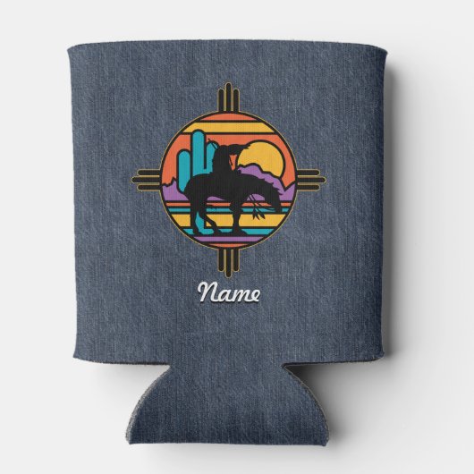 Einde van het Amerikaanse Indiaan Blikjeskoeler (Achterkant)