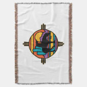 Einde van het Amerikaanse Indiaan Deken (Voorkant Verticaal)