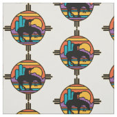 Einde van het Amerikaanse Indiaan Stof (Swatch)