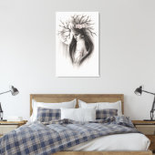 Einde van het begin Spring Cherry Blossom Canvas Afdruk (Insitu (Slaapkamer))