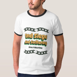 Einde van het beleg van Palestina en Gaza T-shirt