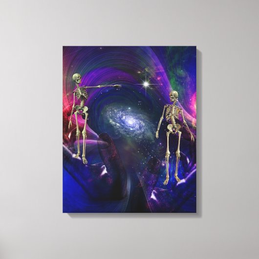 Einde van het bestaan canvas afdruk (Voorkant)