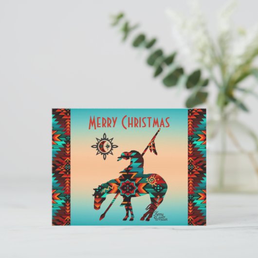 Einde van het Briefkaart (Staand voorkant)