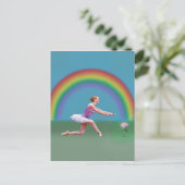 Einde van het Briefkaart van Rainbow Ballerina (Staand voorkant)