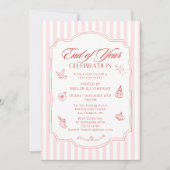 Einde van het jaar: Corporate Christmas Party Kaart (Voorkant)