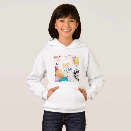 Einde van het jaar Feest Hoodie (Voorkant volledig)