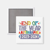 Einde van het jaar Handtekeningen 2024 Laatste sch Magneet (Voorkant / Achterkant)