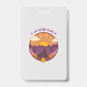 Einde van het leven Doula, hospice verpleegkundige Badge (Back)