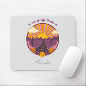 Einde van het leven Doula, hospice verpleegkundige Muismat (Met muis)