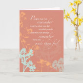 Einde van het Leven Vaarwel Bruine Wildbloemen Kaart (Gele Bloem)