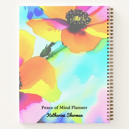 Einde van het leven Vrede van geest Planner Estate Notitieboek (Achterkant)