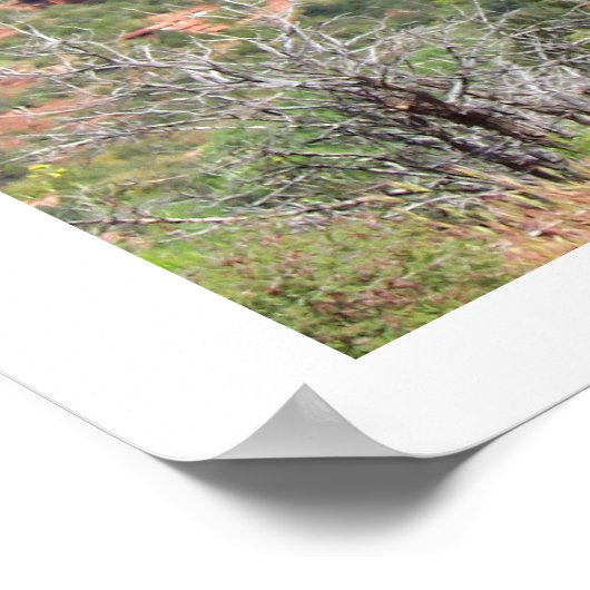 Einde van het poster Sedona (Hoek)