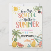 Einde van het schoolfeest, Hallo zomer Kaart (Voorkant)
