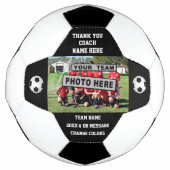 Einde van het Seizoen Cadeauidee voor Voetbal coac (Voorkant)