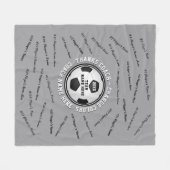 Einde van het Seizoen Cadeauidee voor Voetbal coac Fleece Deken (Voorkant (Horizontaal))