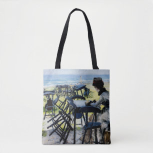 Einde van het seizoen tote bag