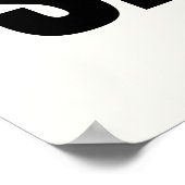 Einde van het Seizoen Verkoopteken, Moderne Esthet Poster (Hoek)