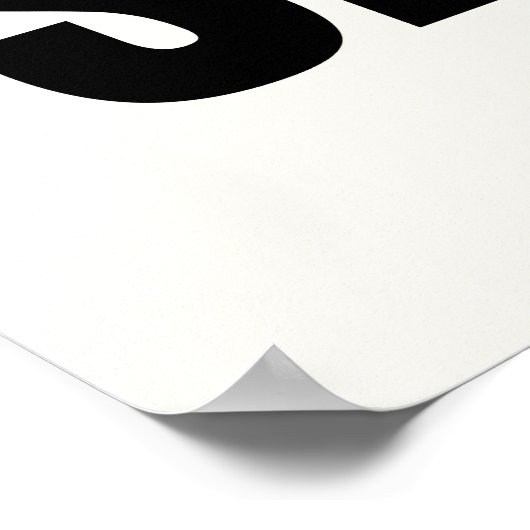 Einde van het Seizoen Verkoopteken, Moderne Esthet Poster (Hoek)