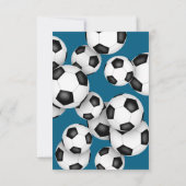 Einde van het seizoen voetbal awards banket ELKE k Kaart (Achterkant)