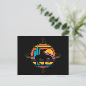 Einde van het spoor briefkaart (Staand voorkant)