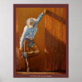 "Einde van het spoor" door Susan Bergstrom Poster (Voorkant)