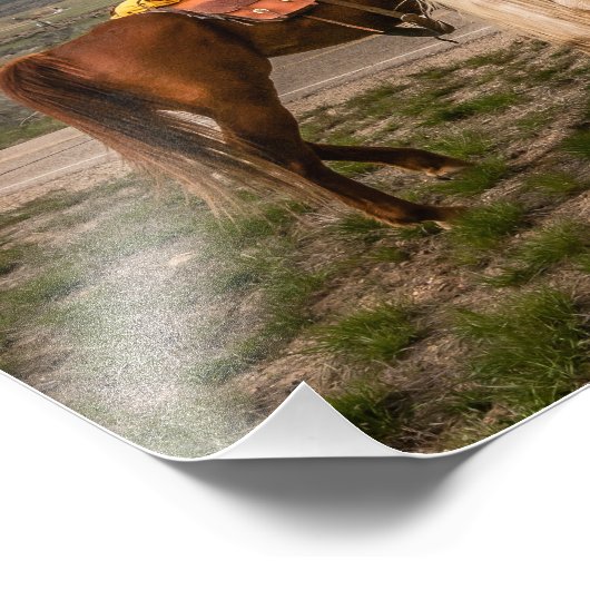 Einde van het spoor (druk 5 x 7) foto afdruk (Hoek)