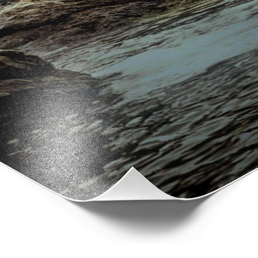 EINDE VAN HET SPOOR FOTO AFDRUK (Hoek)