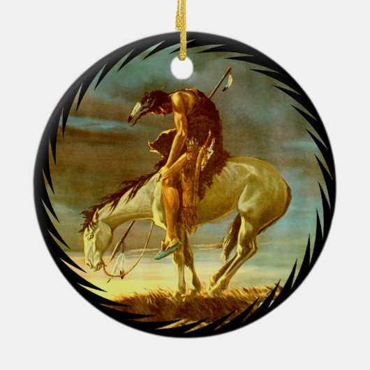 EINDE VAN HET SPOOR KERAMISCH ORNAMENT (Achterkant)