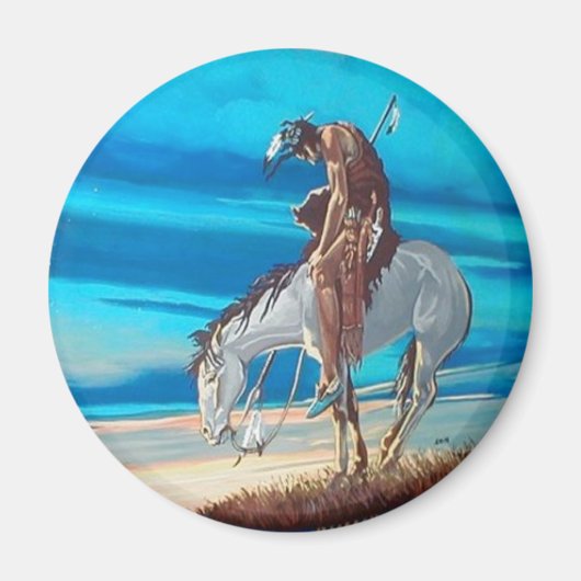 einde van het spoor magneet (Voorkant)