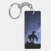 Einde van het spoor met Melkweg Sleutelhanger (Voorkant Links)